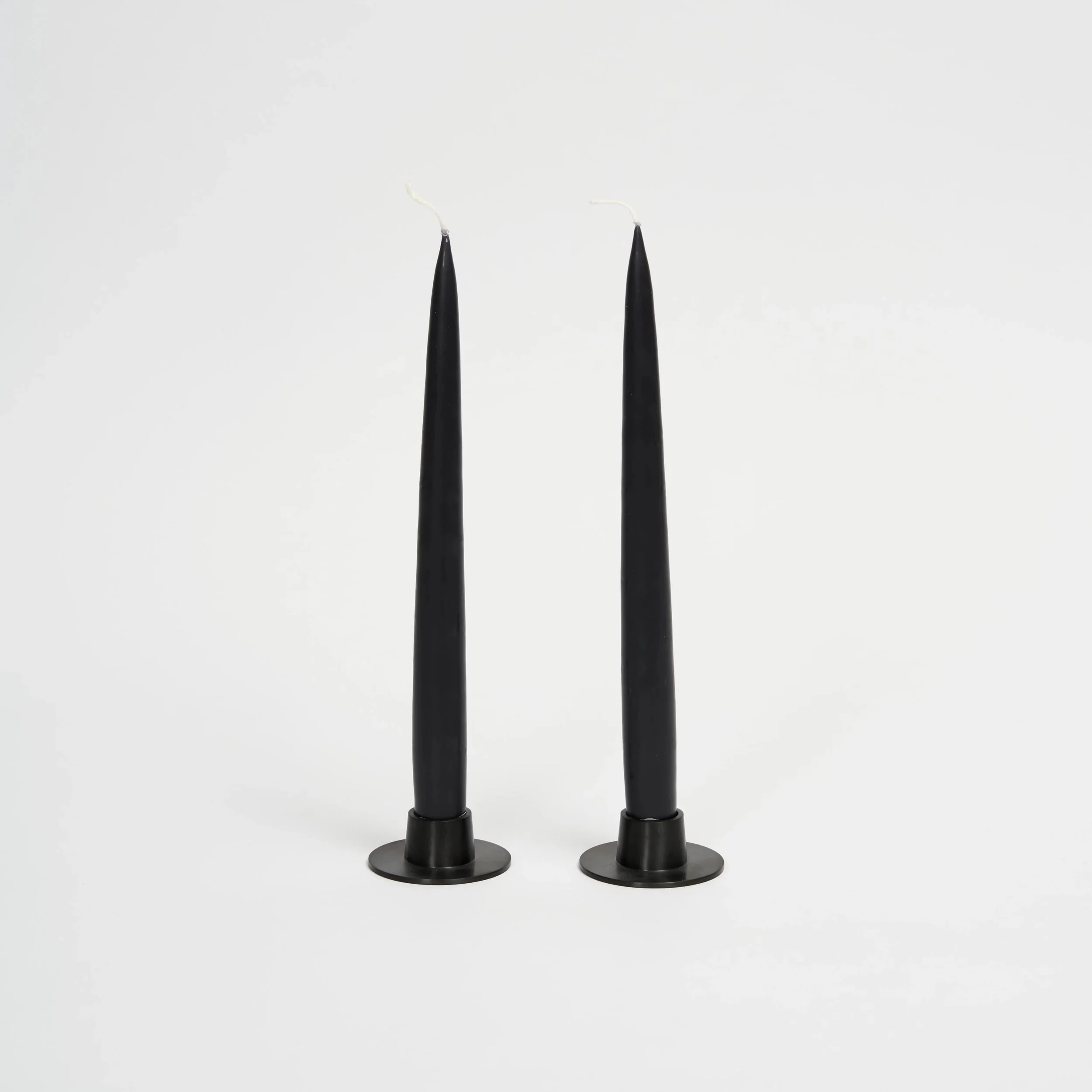 Candle Holders in Black (Set of 2) - Image 4
