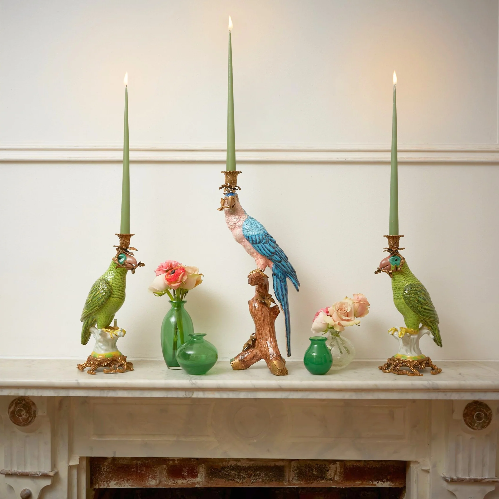 Short Wide Green Bud Vase for Hire - 184 - Image 4